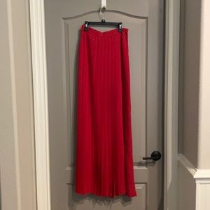 New with tags red skirt.